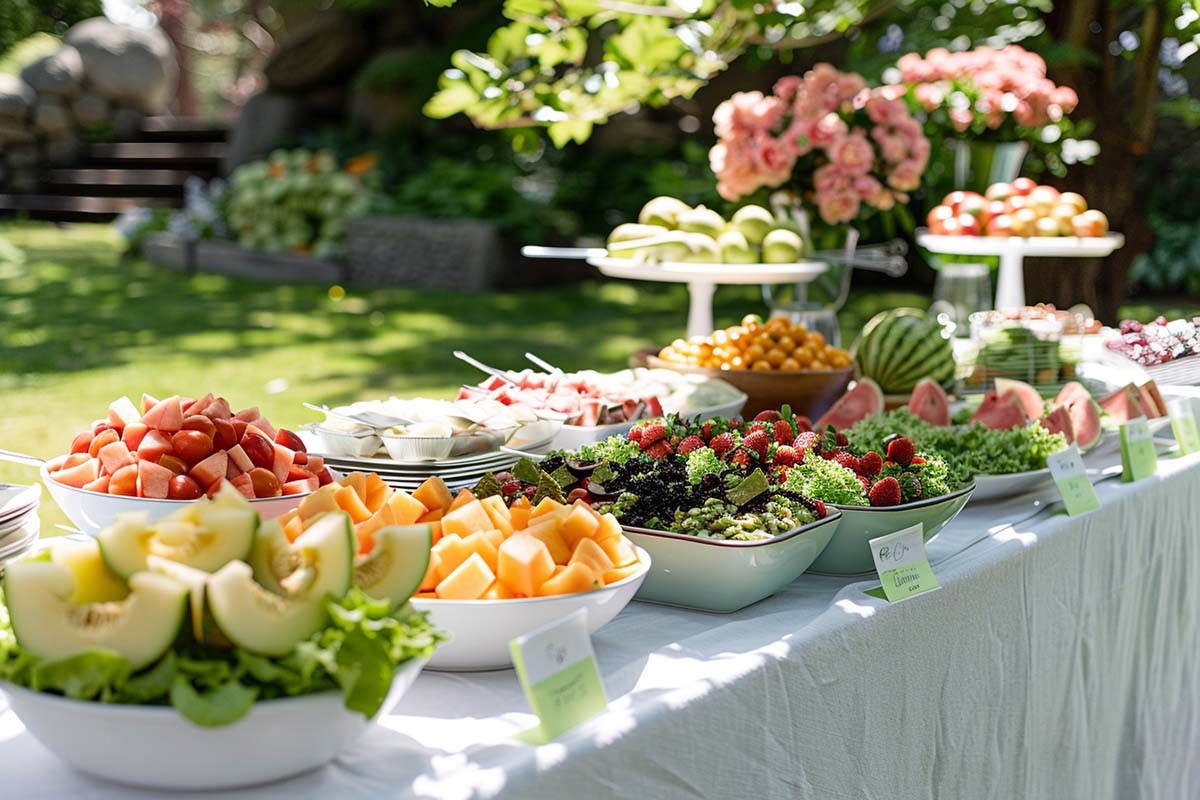 Buffet Garden Party : Préparation, présentation, idées